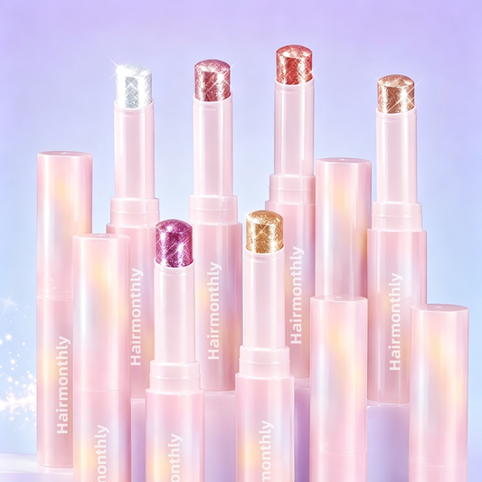 Crystal Jelly Highlight Eye Shadow Stick,Glass-Like Glow In One Swipe