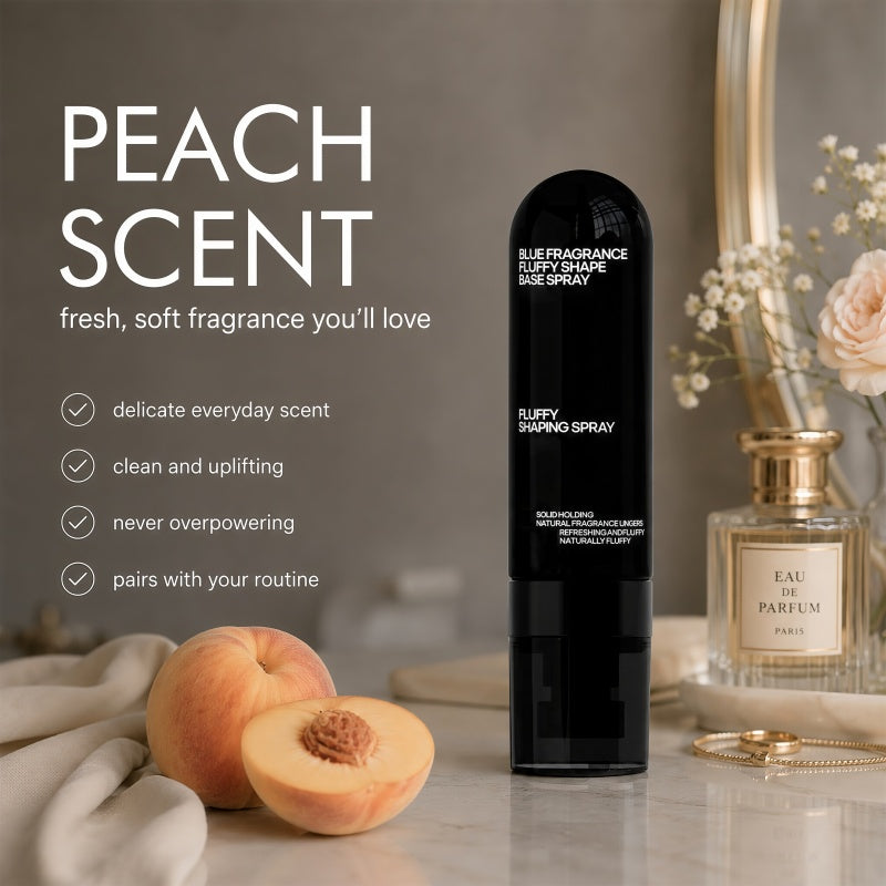 Fluffy Hair Shaping Spray Long Lasting Volumizing Mist with Peach Fragrance