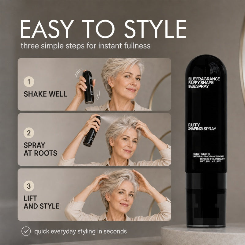 Fluffy Hair Shaping Spray Long Lasting Volumizing Mist with Peach Fragrance