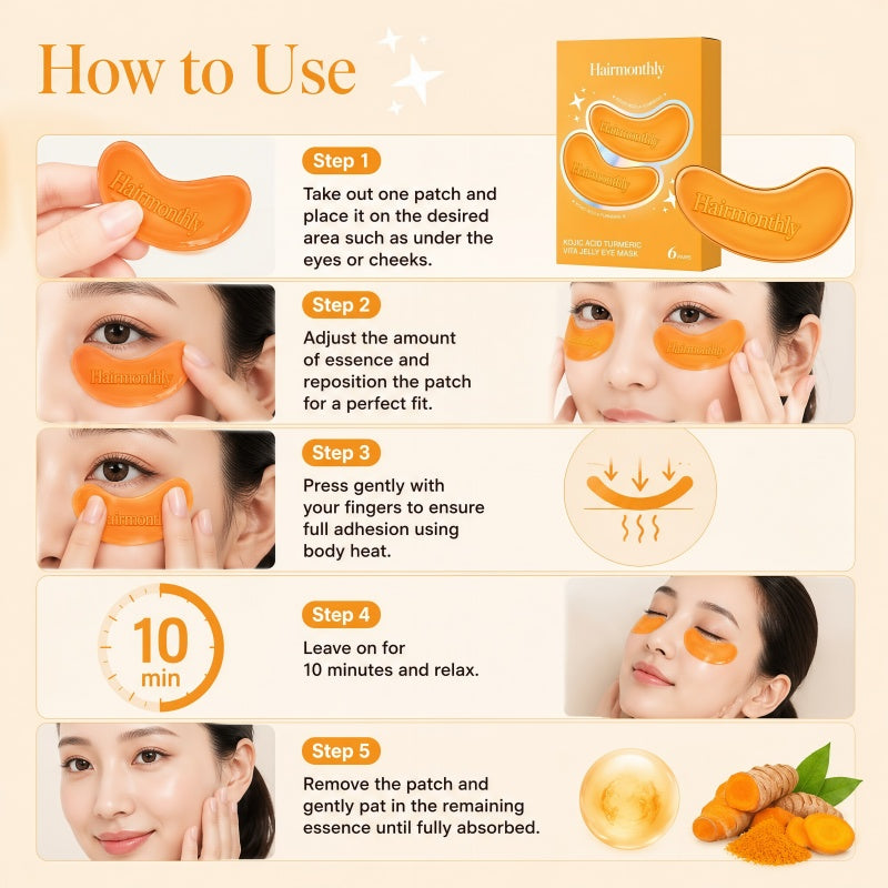 Kojic Acid Turmeric Vita Jelly Eye Mask