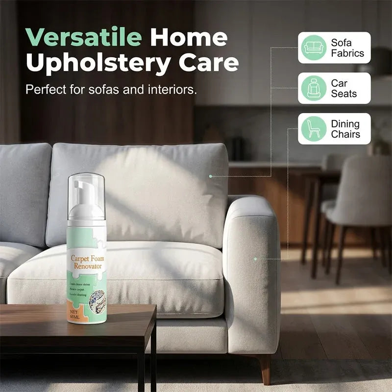 No-Rinse Carpet & Upholstery Stain Remover with Towel